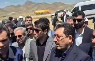 بازدید وزیر صمت به همراه هیات همراه از پروژه کنسانتره‌سازی گلالی صبانور(ویدئو)