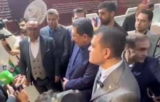 بازدید دکتر اتابک، وزیر صمت، و دکتر افشین، معاون علمی رئیس‌جمهور، از دستاورد بومی‌سازی گهرزمین در نمایشگاه «فرایران»  + ویدئو