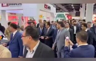 ویدئو : حضور سرکنسول ایران و استاندار اربیل در غرفه چادرملو