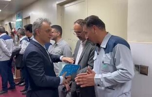 ویدئو : بازدید وزیر صمت از پروژه‌های راه‌آهن معدنی سنگان