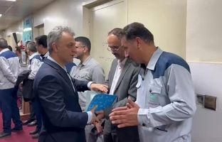 ویدئو : بازدید وزیر صمت از پروژه‌های راه‌آهن معدنی سنگان